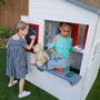 dětský domeček Modern Outdoor z kolekce Kidraft z cedrového dřeva v moderním provedení