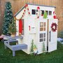 dětský domeček Modern Outdoor z kolekce Kidraft plně vybavený - vánoční design