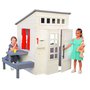 dětský domeček Modern Outdoor z kolekce Kidraft plně vybavený - jednoduchý a krásný