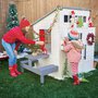 dětský domeček Modern Outdoor z kolekce Kidraft plně vybavený - dekorace ve stylu vánoc