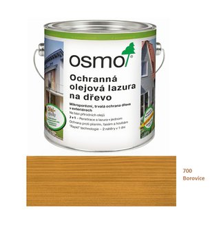Ochranná olejová lazúra OSMO ( 700 Borovica) 2,5 L