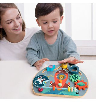 Montessori "Activity board" doska 6v1 raketa