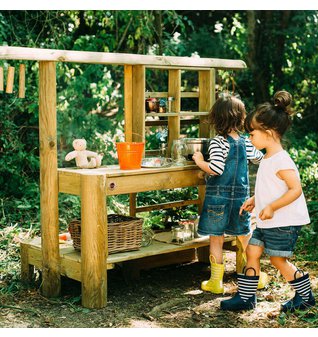 Detská drevená ekologická kuchynka