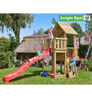 Detské ihrisko Jungle Gym Cubby so šmykľavkou