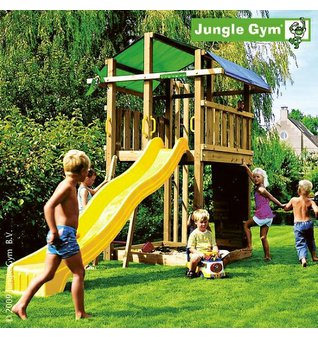 Detské ihrisko Jungle Gym Fort so šmykľavkou