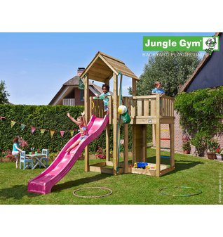 Detské ihrisko Jungle Gym Mansion so šmykľavkou