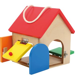Montessori "Activity Board" domček so zámkami malý