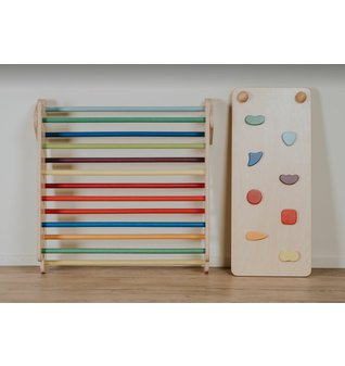 Montessori obojstranná doska/šmykľavka Rainbow
