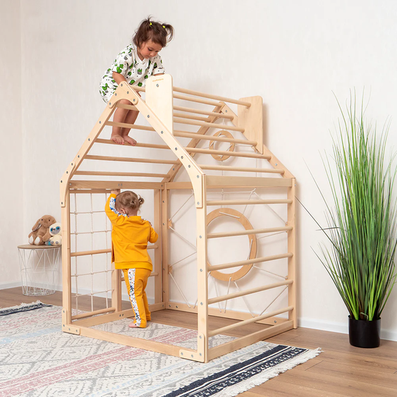 Montessori dětský domeček Home natural 01