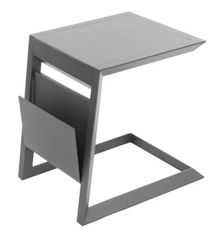 Odkladací postranný stolík Allure tmavo šedý